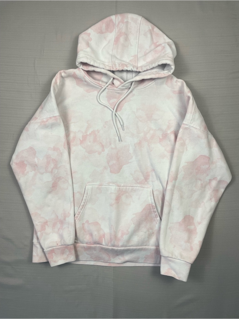 Buy 3, get 30% off!🌸 Lazypants Pink Cloud Tie-Dye Bird Logo Pullover Hoodie - S